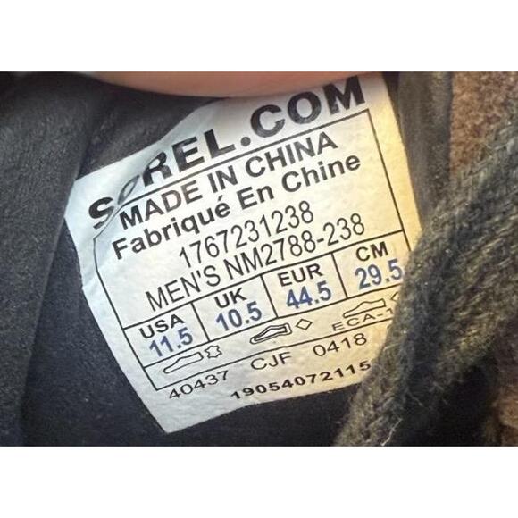 Sorel Madson Waterproof Chukka Boot Brown Leather Men size 13 - Picture 6 of 7